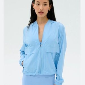 (SET) Megan Woven Nylon Jacket + Joggers Set